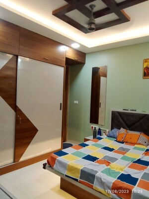 Bedroom in 2 BHK Apartment at Rama Fusion Towers, Hinjewadi – for Rent