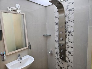 Bathroom in 2 BHK Apartment at Oriental Gold Apartment, Aundh – for Rent