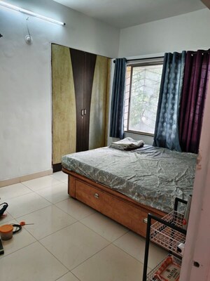 Bedroom in 2 BHK Apartment at Oriental Gold Apartment, Aundh – for Rent