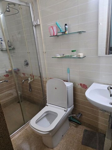 Bathroom in 2 BHK Apartment at Anoushka CHS, Bopodi – for Rent