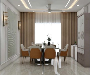 Living Room in 3 BHK Apartment at Prestige Beverly Hills, Kokapet – for Rent