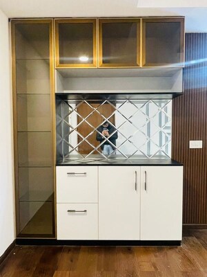 Kitchen in 3 BHK Apartment at Krisumi Waterfall Suites, Sector 36a – for Rent