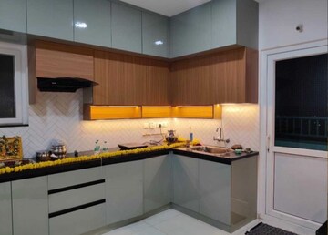 Kitchen in 3 BHK Apartment at Rajapushpa Provincia, Narsingi – for Rent