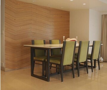 Dining area in 4 BHK Apartment at Lalani Fairmont, Khar West – for Rent
