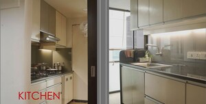 Kitchen in 4 BHK Apartment at Lalani Fairmont, Khar West – for Rent