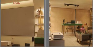 Study Room in 4 BHK Apartment at Lalani Fairmont, Khar West – for Rent