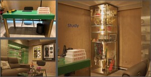 Study Room in 4 BHK Apartment at Lalani Fairmont, Khar West – for Rent