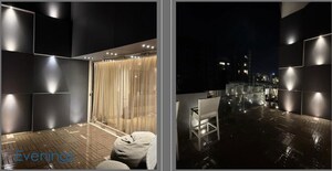 Terrace in 4 BHK Apartment at Lalani Fairmont, Khar West – for Rent