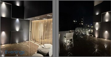 Terrace in 4 BHK Apartment at Lalani Fairmont, Khar West – for Rent