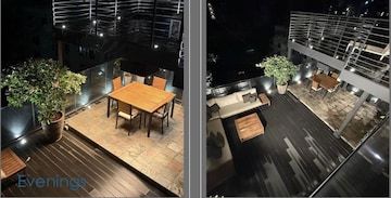 Terrace in 4 BHK Apartment at Lalani Fairmont, Khar West – for Rent