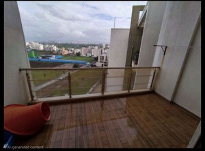 Balcony in 3 BHK Apartment at 33 Keshavkunj, Mundhwa – for Rent