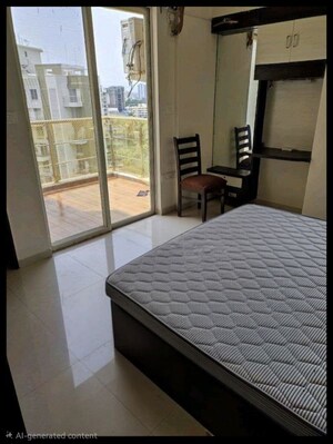 Bedroom in 3 BHK Apartment at 33 Keshavkunj, Mundhwa – for Rent