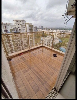 Balcony in 3 BHK Apartment at 33 Keshavkunj, Mundhwa – for Rent