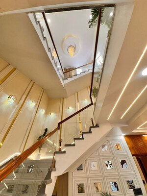 Staircase in 4 BHK Villa at Hanuman Nagar Extension – for Sale