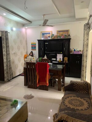 Living Room in 3 BHK Builder Floor at Guru Nanak Enclave, Dhakoli – for Sale
