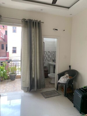 Living Room in 3 BHK Builder Floor at Guru Nanak Enclave, Dhakoli – for Sale