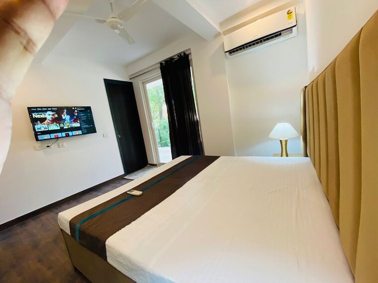 Bedroom, sector 46 1.5 Bedroom 900 Sq.Ft. Builder Floor In Sector 46 Gurgaon 10085330