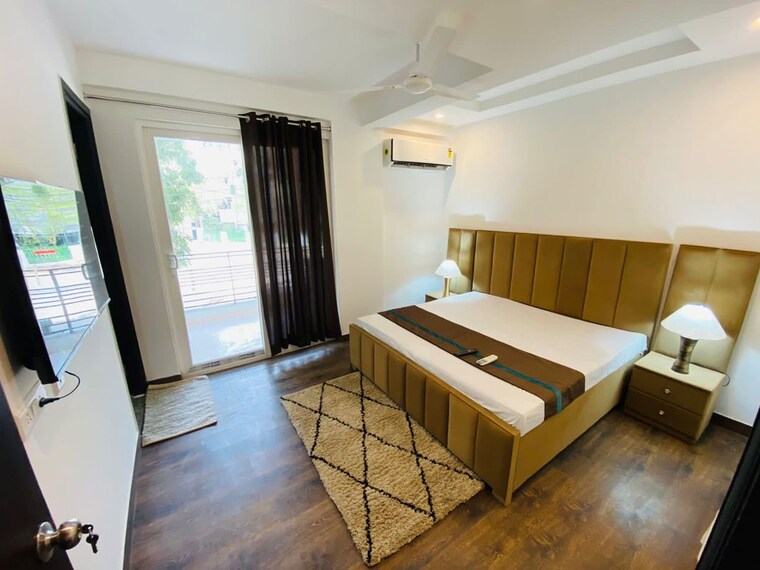Bedroom, sector 46 1.5 Bedroom 900 Sq.Ft. Builder Floor In Sector 46 Gurgaon 10085330