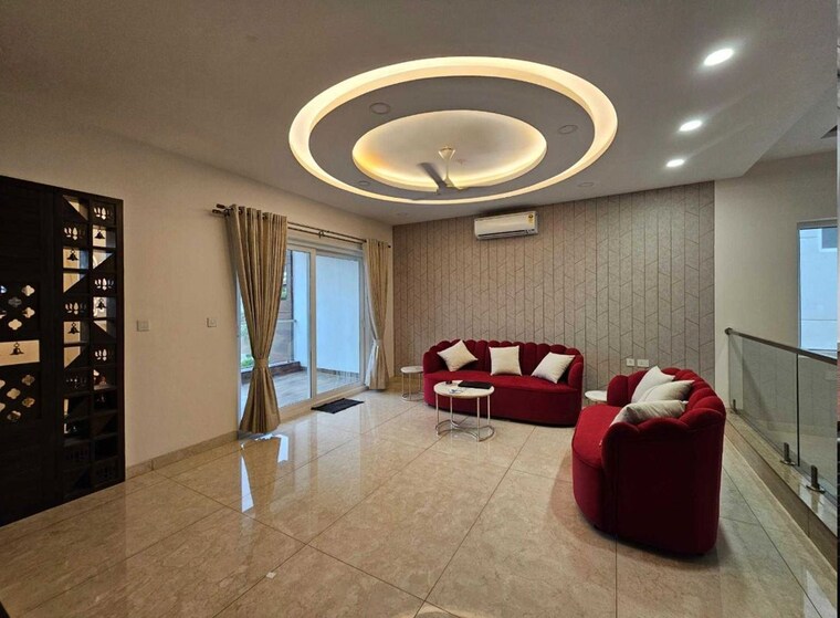 Living Room, muppas-indraprastha 4 Bedroom 4095 Sq.Ft. Villa In Tellapur Hyderabad 10085335