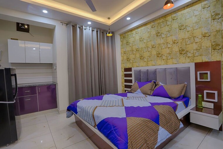 Bedroom, sector 45 Studio 600 Sq.Ft. Builder Floor In Sector 45 Gurgaon 10085380
