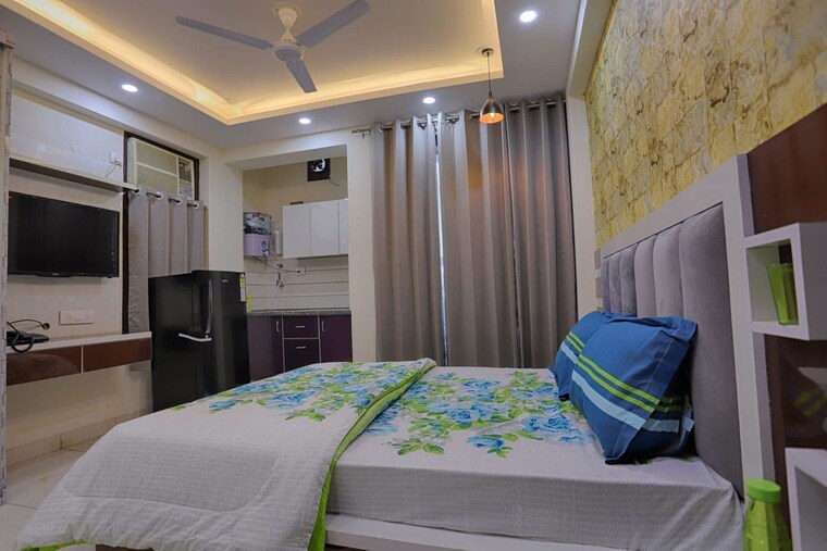 Bedroom, sector 45 Studio 600 Sq.Ft. Builder Floor In Sector 45 Gurgaon 10085380