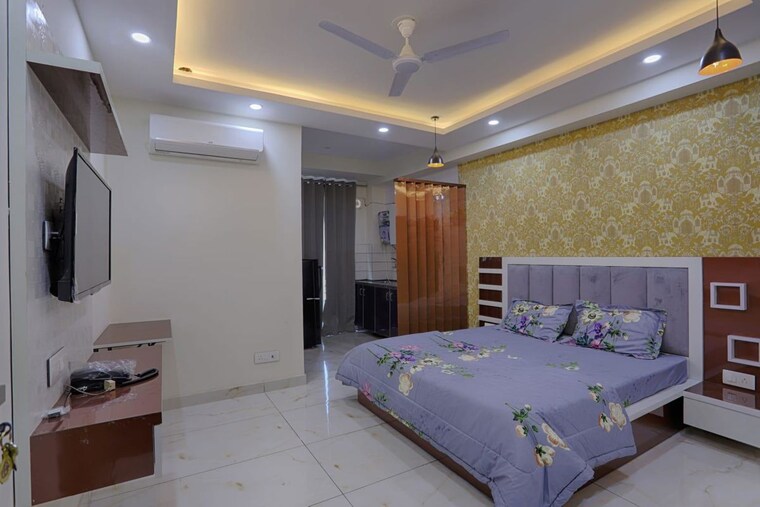 Bedroom, sector 45 Studio 600 Sq.Ft. Builder Floor In Sector 45 Gurgaon 10085380