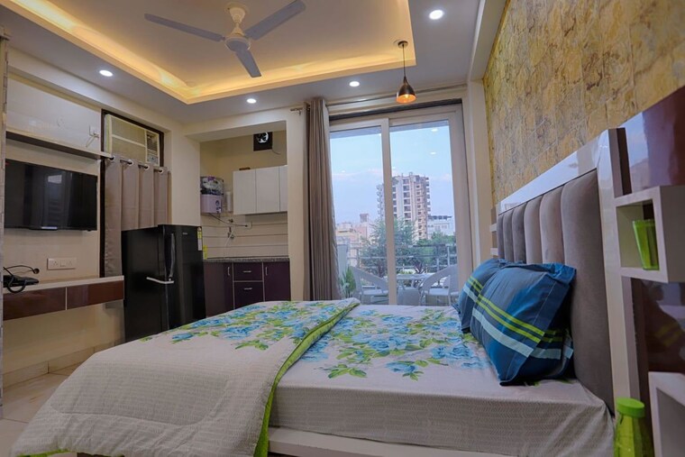 Bedroom, sector 45 Studio 600 Sq.Ft. Builder Floor In Sector 45 Gurgaon 10085380
