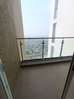Balcony in 2 BHK Apartment at Runwal The Central Park, Chinchwad – for Rent