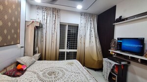 Bedroom in 2 BHK Apartment at Goel Ganga Constella, Kharadi – for Rent
