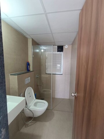 Bathroom in 2 BHK Apartment at Runwal The Central Park, Chinchwad – for Rent