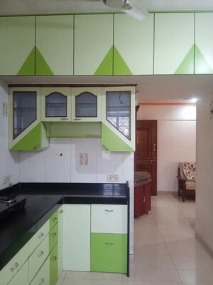 Kitchen in 1 BHK Apartment at Satellite Garden, Goregaon East – for Rent
