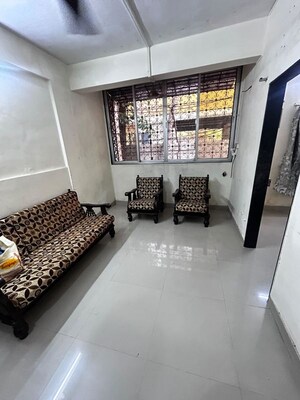 Living Room in 2 BHK Apartment at Vasant Valley Complex, Malad East – for Rent