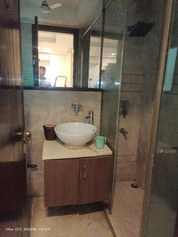 Bathroom in 3 BHK Builder Floor at Sarvodaya Enclave – for Rent