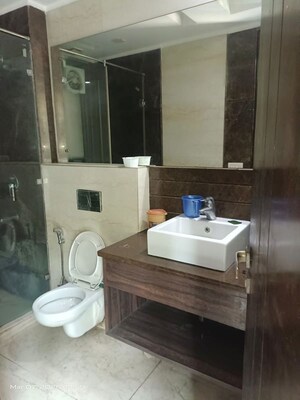 Bathroom in 3 BHK Builder Floor at Sarvodaya Enclave – for Rent