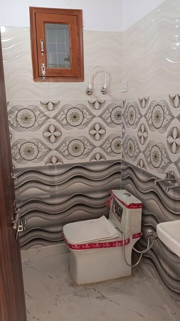 Bathroom in 1 BHK Builder Floor at Bhopura – for Sale