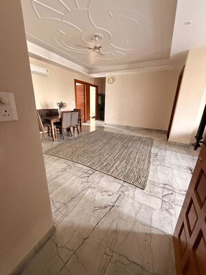 Bedroom in 3 BHK Builder Floor at RBC II, Sushant Lok I – for Rent