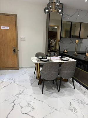 Dining area in 2 BHK Apartment at Ruparel Sky Green, Kandivali West – for Sale