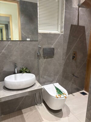 Bathroom in 2 BHK Apartment at Ruparel Sky Green, Kandivali West – for Sale