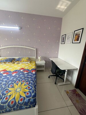 Bedroom in 3 BHK Apartment at DNR Spring Leaf, Koramangala – for Rent