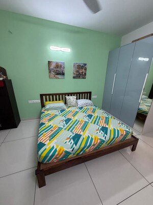 Bedroom in 3 BHK Apartment at DNR Spring Leaf, Koramangala – for Rent