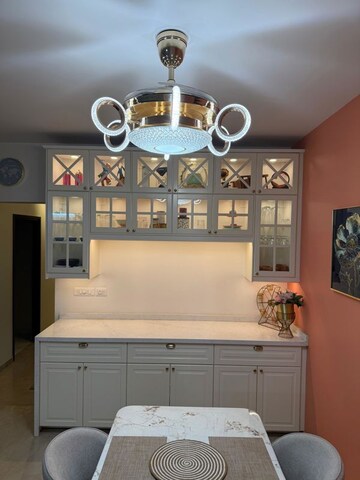 Kitchen in 3 BHK Apartment at DNR Spring Leaf, Koramangala – for Rent