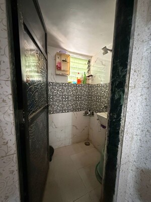 Bathroom in 1 BHK Apartment at Neelkanth Vishwa, New Panvel – for Rent