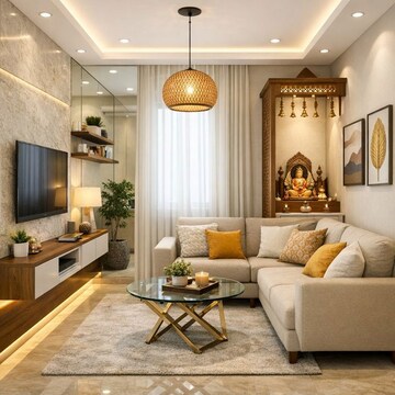 Living Room in 2 BHK Villa at Electronic City Phase I – for Sale