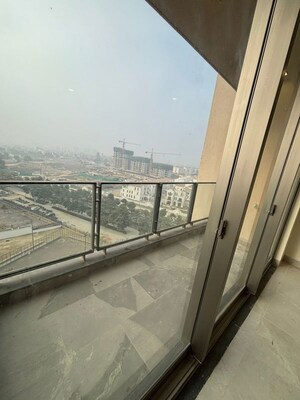 Balcony in 3.5 BHK Apartment at Ansal Celebrity Meadows, Sushant Golf City – for Rent