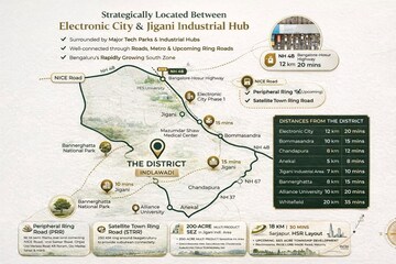  Plot – Map Location View at Jigani - for Sale