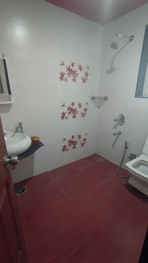 Bathroom in 4 BHK Villa at Pratham Bungalow, Wakad – for Rent