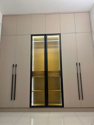 Building Lobby in 1.5 BHK Apartment at Brigade El Dorado, Bagaluru – for Rent