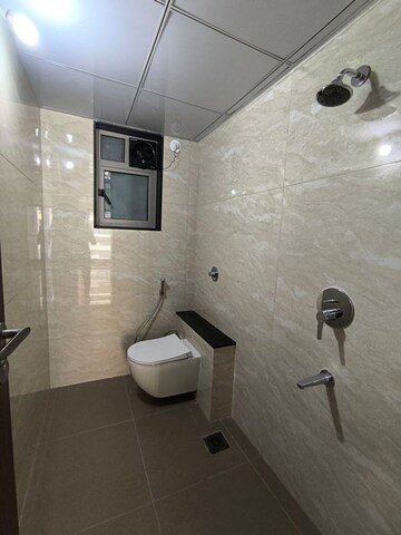 Bathroom in 3 BHK Apartment at VJ Yashwin Nuovo Centro, Wakad – for Rent
