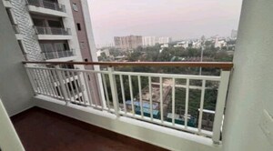 Balcony in 2 BHK Apartment at Rishita Mulberry Heights, Sushant Golf City – for Rent