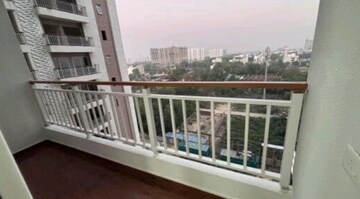 Balcony in 2 BHK Apartment at Rishita Mulberry Heights, Sushant Golf City – for Rent